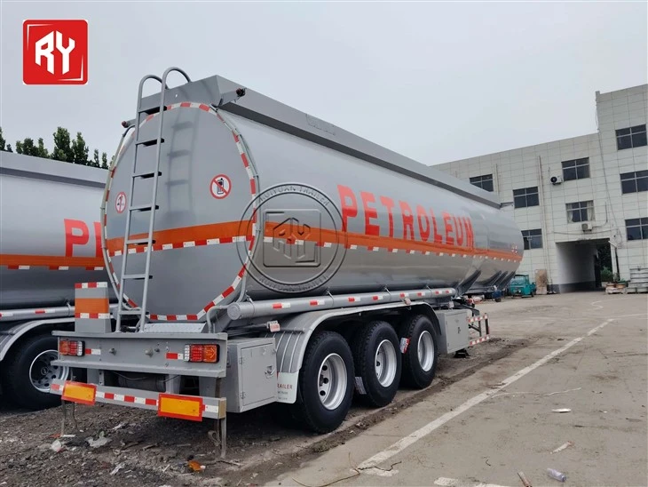 Fuel Transport Aluminum Tanker Trailer factory